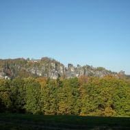 Basteimassiv im Herbst, Blick vom Rauenstein