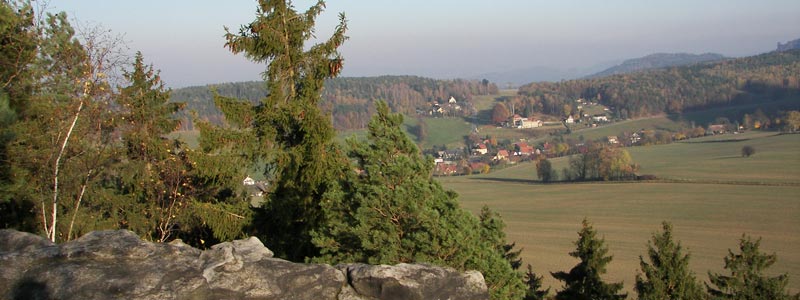 Blick vom Quirl über Pfaffendorf