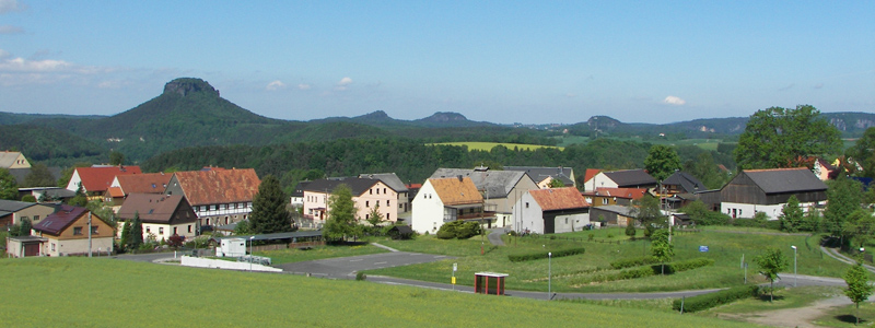 Blick auf Rathmannsdorf Höhe