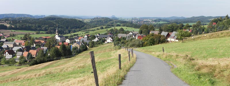 Blick auf Saupsdorf