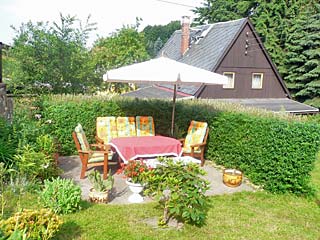 Sitzecke im Garten