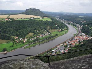 Blick von Festung Königstein