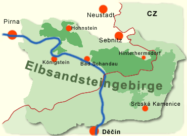 Sächsische Schweiz Karte Deutschland | koffiemetzorg
